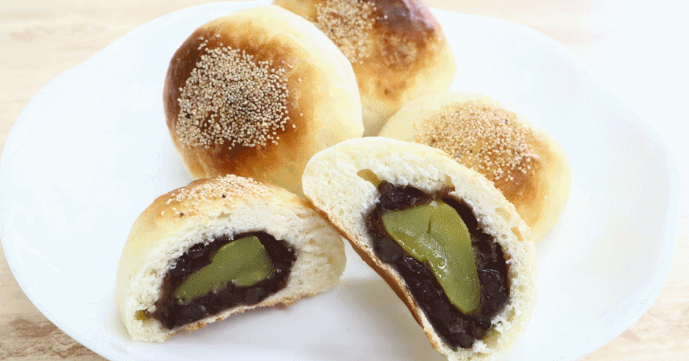 栗あんパン 和食と和菓子の材料処 天極堂プロ 本店 （てんぎょくどう