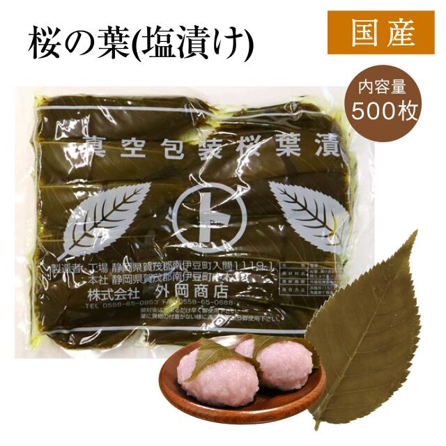 国産桜の葉500枚