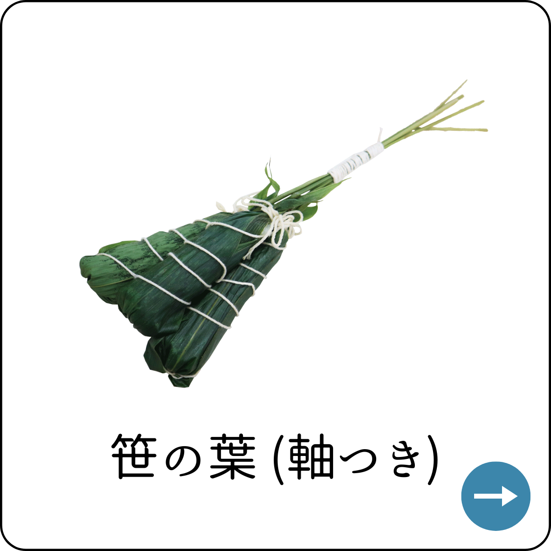 笹の葉じくつき